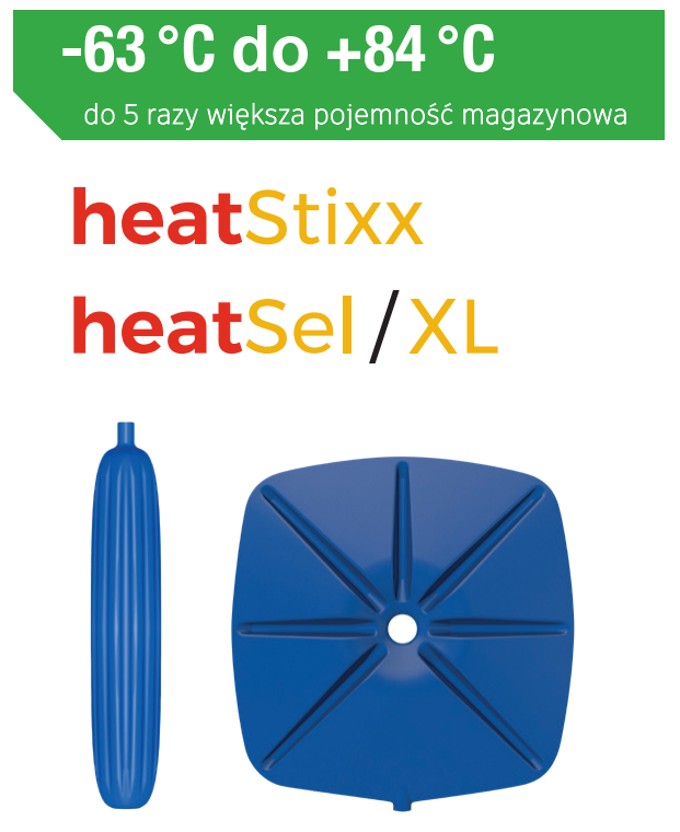 PCM Heat Sel XL and Heat Stixx do chłodnictwa